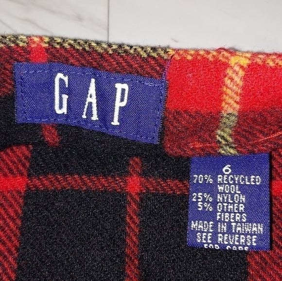 Gap plaid Maxi Wrap Skirt size 6 - Picture 7 of 7